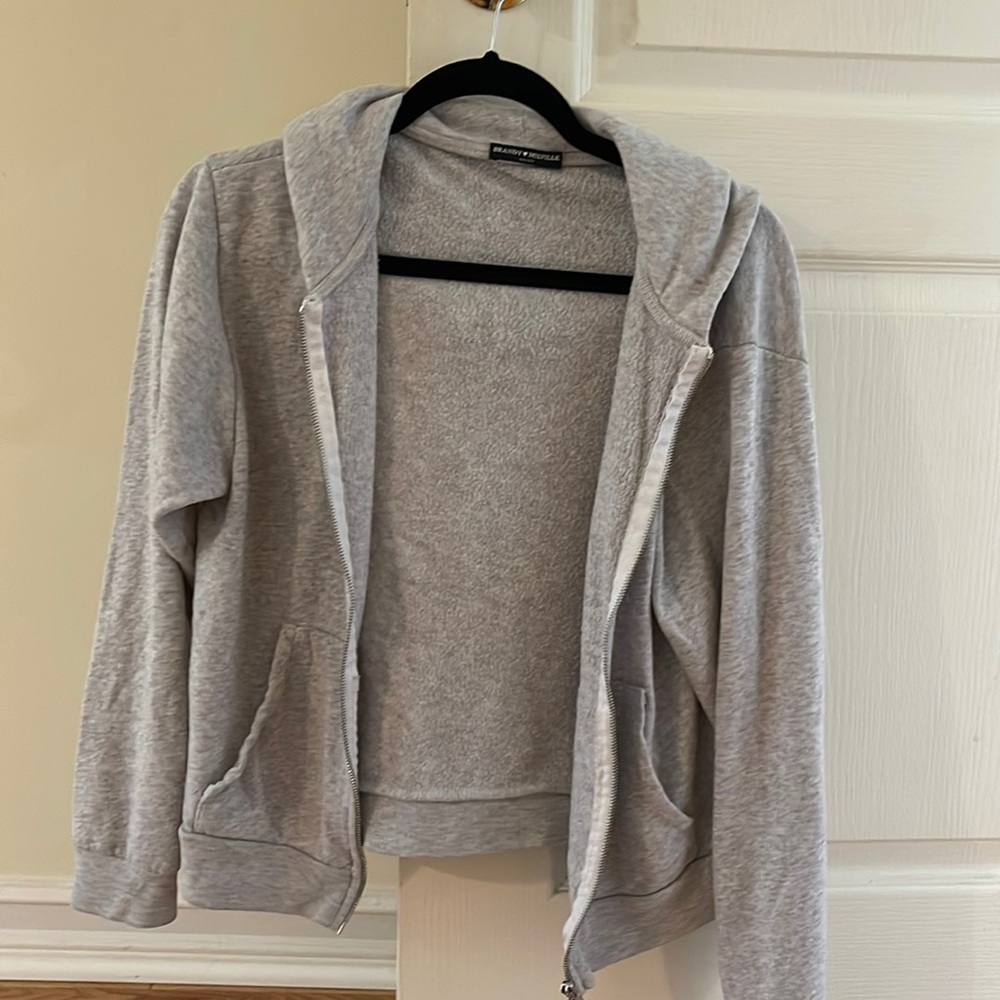 Brandy Melville grey hoodie